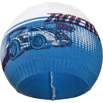 New Baby podzimní dětská čepička Racing tmavě modré Modré