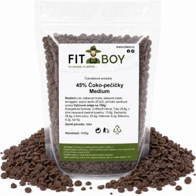 FITBOY 45% Čoko-kôstky Medium 1000g