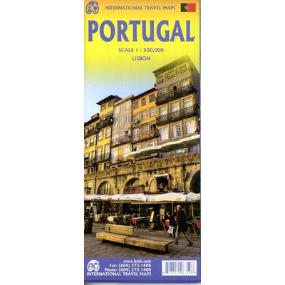 mapa Portugalsko 1:500 000