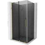 Mexen Velar L плъзгаща се душ кабина 100 x 120 cm, графит, злато - 871-100-120-43-50 (871-100-120-43-50)