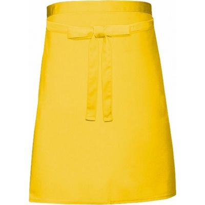 Link Kitchen Wear Pekařská lehčí zástěra délka pkolena 240 g/m Žlutá X997
