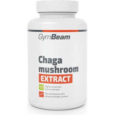 GymBeam Extrakt z huby Chaga 90 kapsúl