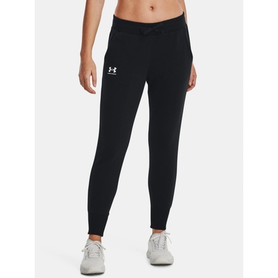 Under Armour Dámske teplaky Rival Fleece Lock-up Jogger Čierna