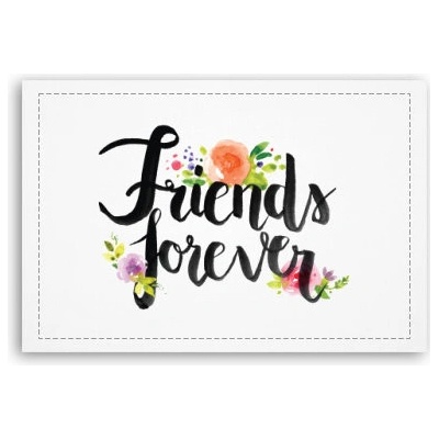 Fotoobraz 90x60 cm střední Friends forever