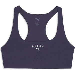 PUMA Women's Hyrox Tech Hyrox Non Wired Medium Impact Sports Bra - Deep Plum