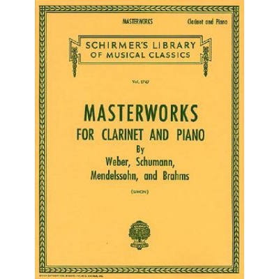 Masterworks for Clarinet and Piano