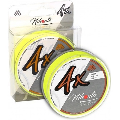 Mikado Šňůra Nihonto Fine Braid Yellow 150m 0,30mm 29,6kg