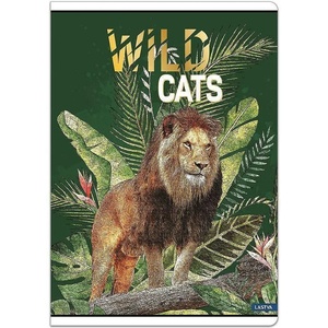 Lastva Тетрадка LASTVA Wild Cats, A5, 52 л, офсет 80 г (10502189)