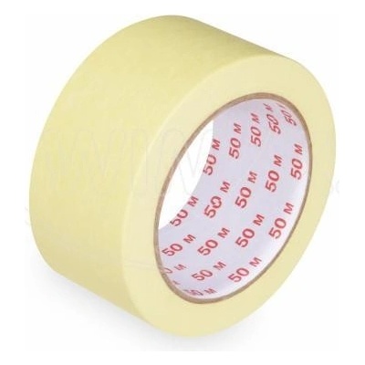 Wimex Lepiaca páska krepová žltá 50 mm x 50 m