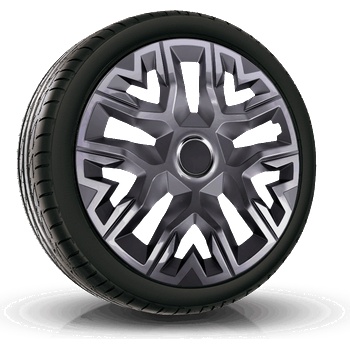 NRM капаци за колела 15", perfecto графитени лакирани, 4брой (vtv-pu-23467)