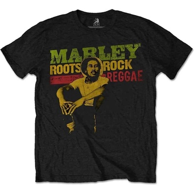 Bob Marley Roots, Rock, Reggae Black L Риза (BMATS17MB03)