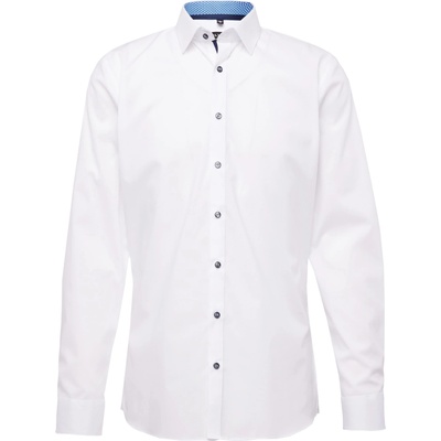 OLYMP Риза 'No. 6 Six' бяло, размер 42
