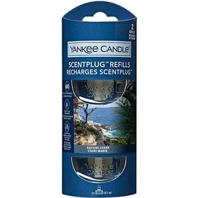 Yankee Candle Náplně do osvěžovače Pobřežní cedr 2 x 18,5 ml