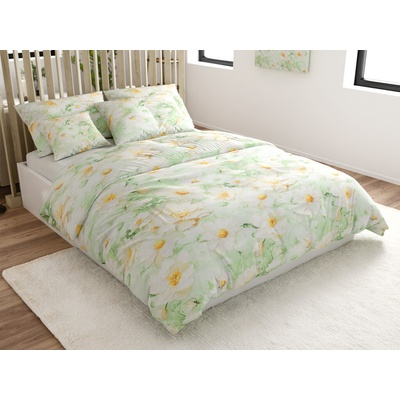 Textilomanie Obliečky z mikrovlákna SPRING MEADOW zelené 70x80 140x200