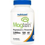 Nutricost Magtein Magnesium L-Threonate, 120 капсули, Nutricost (73936 (457101) NC)