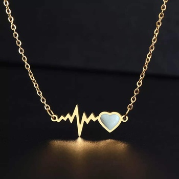 Meganflo Медальон стомана - Ритъм Gold