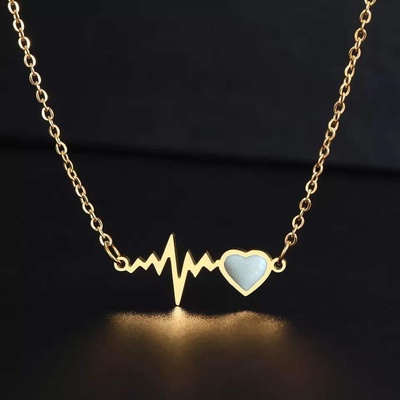 Meganflo Медальон стомана - Ритъм Gold