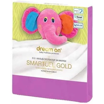 Image 1 of Dream On Протектор за матрак Dream On - Smartcel Gold, 60 х 120 cm, Fuxia (5000071)