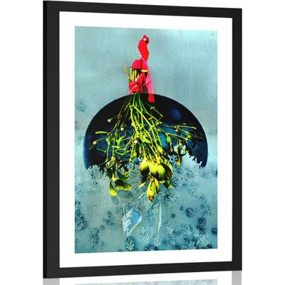 Plakát s paspartou magické jmelí - 60x90 no frame
