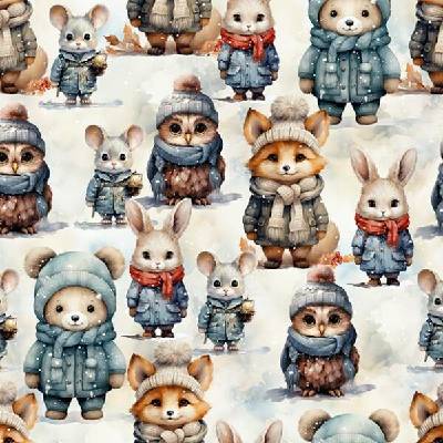 Takoy Fleece 220 g pohádková zvířátka