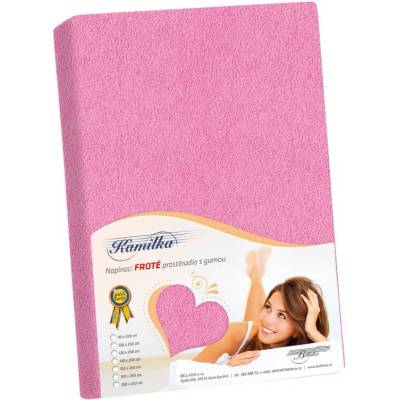 Bellatex froté plachta růžová 200x220