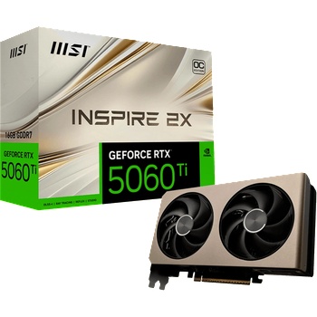 MSI GeForce RTX 5060 Ti INSPIRE 2X OC 16GB GDDR7 128bit