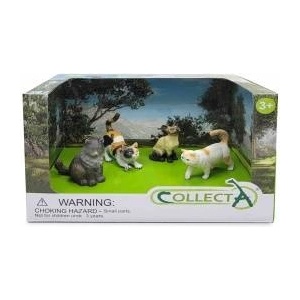 CollectA COLLECTA Figure SET OF 4 CATS PER PACK (88327, 88331, 88491, 88937)