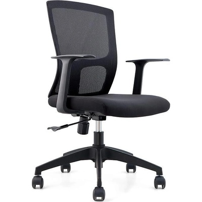 RFG Работен стол Siena W, дамаска и меш, черна седалка, черна облегалка, 2 броя в комплект (O4010120249)