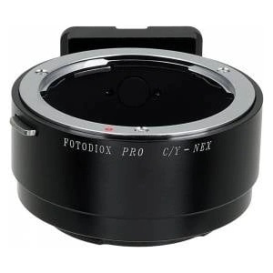 Fotodiox Pro Lens Mount Adapter Compatible with Contax/Yashica (CY) Lenses on Sony E-Mount Cameras - CY-NEX-PRO