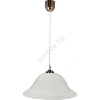 Candellux Пендел VERA 1xE27/60W/230V меден/бял (CA0984)