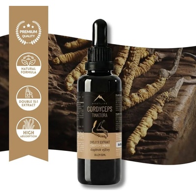 Cordyceps tinktura Hrotlife 50 ml