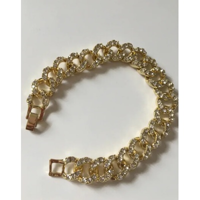 Fashion Jewelry náramek řetízkový s kamínky 2-bn064