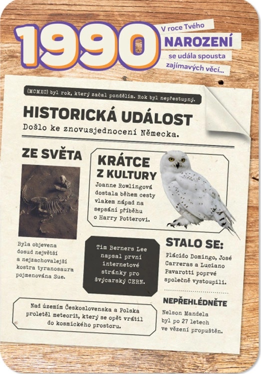 Retro přání - 1990