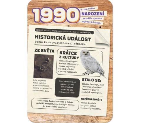 Retro přání - 1990