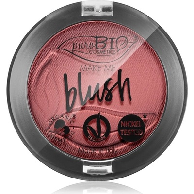 Puro Bio Cosmetics Long Lasting Blush Púdrová lícenka 06 Cherry Blossom 3,5 g