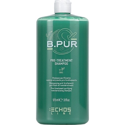 Echosline Пречистващ реминерализиращ шампоан с бяла глина и масло от шеа ECHOSLINE B. PUR Pre-Treatment Shampoo