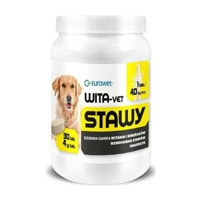 EUROWET Wita-Vet Klouby 4G 30 tab. vitamíny a minerály na klouby pro psy