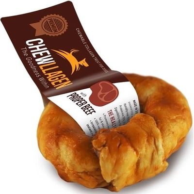 Pet's Up Products Chewllagen, hovězí donut 9 cm