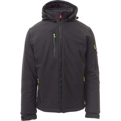 PAYPER creek pad s00330-0489 / Изолирано софтшел яке с подвижна качулка - антрацит/черно xxxl (s003300489130443xl)