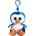Keel Toys Плюшена играчка с клипс за раница Keel toys - Пингвин, 12 cm (SF6556)