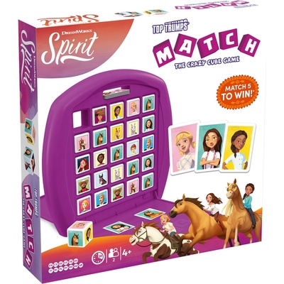 Winning Moves Игра с карти и кубчета Top Trumps Match - Spirit (WM01361)