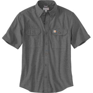 Carhartt Мъжка риза с копчета Carhartt Loose Chambray S/S Shirt - Black Chambray (033-2289-0111)
