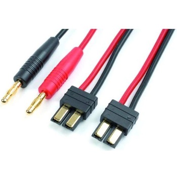 GForce Зареждащ кабел с банани - Traxxas сериен (14AWG)