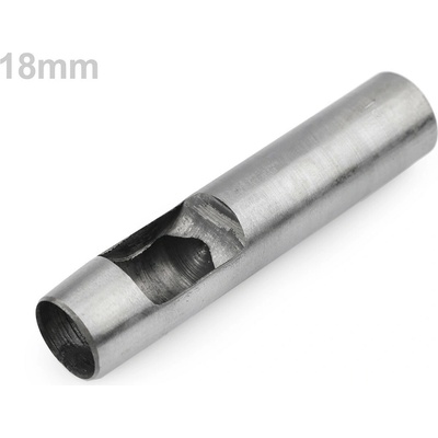 Výsečník / děrovač na látky Ø14;17;18;19;20;22 mm Varianta: 18 mm barva nikl, Balení: 1 ks – Zboží Dáma