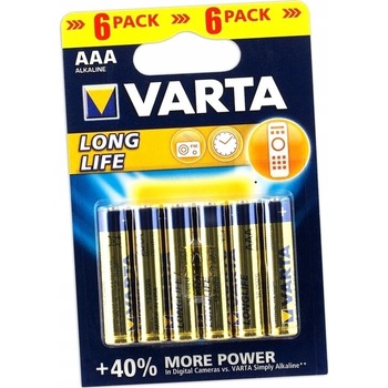VARTA Longlife Alk AAA 6ks 4008496525119