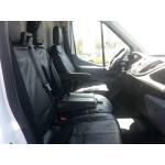  2+1 комплект калъфи / тапицерия от ЕКО кожа - специално ушити за Ford Transit 2013+ - пасват перфектно - с отвор за барч
