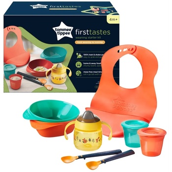 Tommee Tippee Стартов комплект за захранване Tommee Tippee - First Tastes, над 4 месеца, 8 части (TT.0124)