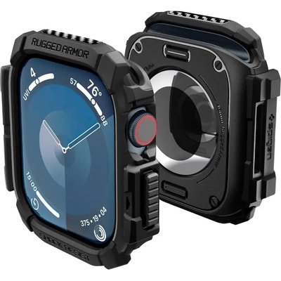 Spigen Калъф Spigen Rugged Armor за Apple Watch 10 46 мм - черен (8809971234412)
