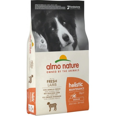 Almo Nature Holistic Maintenance M Jahňa a ryža 12 kg