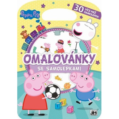 Jiri Models Omaľovánky so samolepkami Prasiatko Peppa
